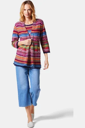 GOLDNER Hoogwaardig jacquard tricot jasje - - Gr. 21 van