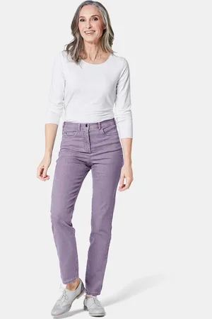 GOLDNER Comfortabele highstretch-jeans - sering - Gr. 205 van