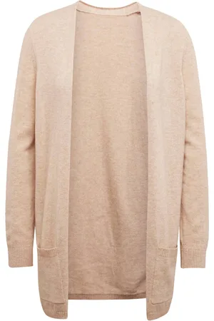 GOLDNER Heerlijk zacht tricot jasje van kasjmier - beige - Gr. 19 van