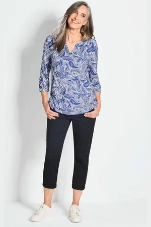 GOLDNER Jersey blouse - / gedess. - Gr. 21 van