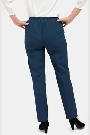 GOLDNER Re-fresh-broek met elastische tailleband - donkerblauw - Gr. 195 van