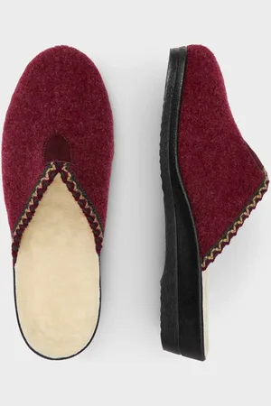 GOLDNER Pantoffels - bordeaux - Gr. 36 van