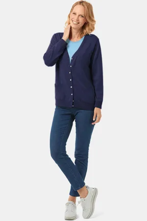 GOLDNER Strickjacke - marine - Gr. 20 van