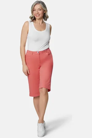 GOLDNER Sportieve jeans-bermuda - perzik - Gr. 19 van