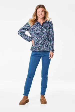 GOLDNER Shirt - / gedess. - Gr. 19 van