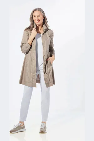 GOLDNER Lange jas - beige - Gr. 21 van