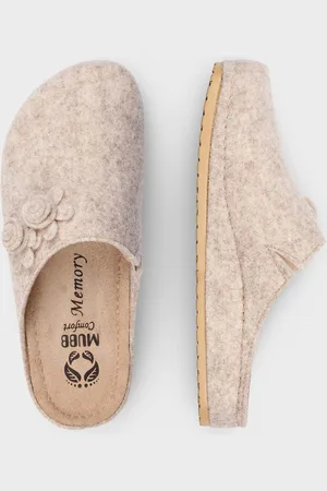 GOLDNER Pantoffels - beige - Gr. 36 van