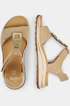 GOLDNER Sandalen met verwisselbaar voetbed - beige - Gr. 36 van