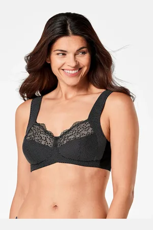 GOLDNER Beha zonder beugel, met naadgevormde cups en comfortbandjes - - Gr. 75 C van