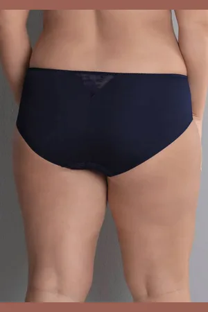 GOLDNER Corrigerende tailleslip met kanten inzet - marine - Gr. 44 van