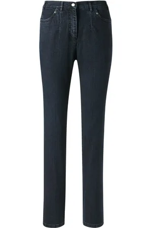 GOLDNER Jeans classic model - marine - Gr. 195 van
