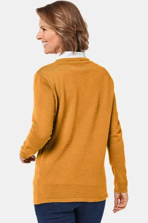 GOLDNER Ajour tricot vest - honing - Gr. 19 van