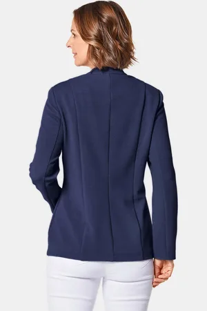 GOLDNER Blazer van licht elastisch materiaal - marine - Gr. 21 van