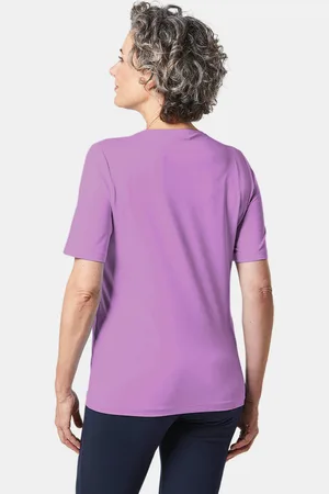 GOLDNER Shirt met V-hals en korte mouwen - sering - Gr. 19 van