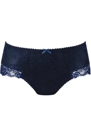 GOLDNER Tailleslip met kanten inzet - donkerblauw - Gr. 38 van