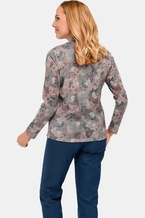 GOLDNER Gedessineerde pullover - rosé / gedess. - Gr. 24 van