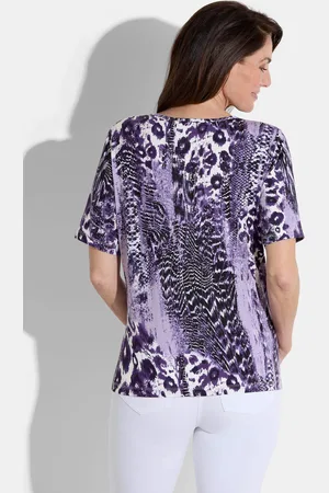 GOLDNER Shirt - / gebroken wit / gedess. - Gr. 19 van