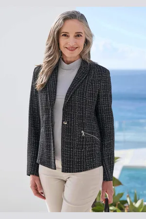 GOLDNER Blazer - / gedess. - Gr. 52 van