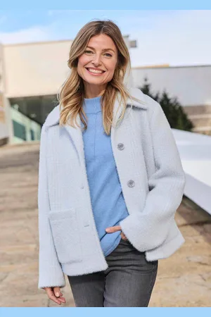 GOLDNER Jacke - / blauw / gedess. - Gr. 19 van