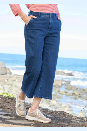 GOLDNER Jeans culotte VERA - blau - Gr. 19 van