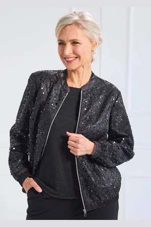 GOLDNER Blouson - / metallic / gedess. - Gr. 19 van