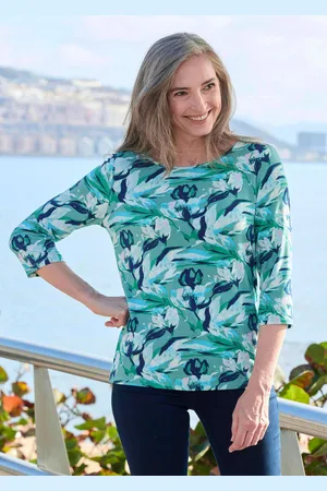 GOLDNER Gedessineerd shirt - marine / gedess. - Gr. 19 van
