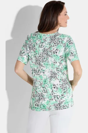 GOLDNER Shirt - / mintgroen / zwart - Gr. 19 van
