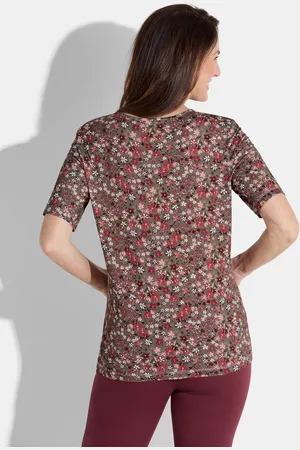 GOLDNER Shirt - / rood / wit / gedess. - Gr. 44 van