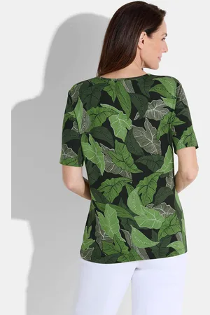 GOLDNER Shirt - / zwart / wit / gedess. - Gr. 19 van
