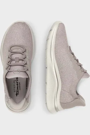 GOLDNER Sneakers met verwisselbaar voetbed - taupe - Gr. 36 van