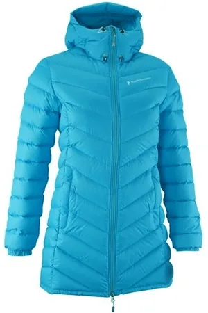 Peak Performance Wmns Frost Down Parka - Turquoise Jas