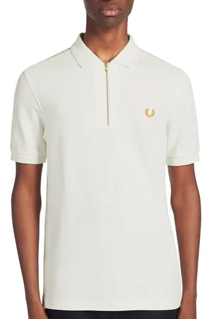 Fred Perry Zip Neck Polo Shirt - Polo Shirt