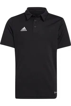 adidas Entrada 22 Polo Youth - Zwarte Sportpolo