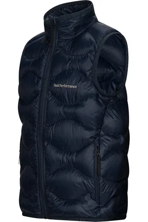 Peak Performance Helium Vest Junior - Blauwe Bodywarmer Kids