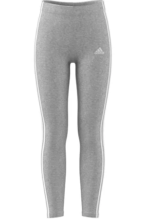 adidas Girls 3-Stripes Legging - Grijze Legging