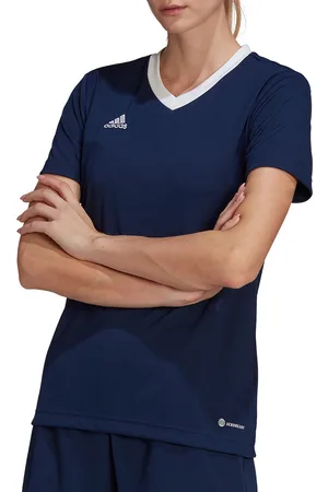 adidas Entrada 22 Jersey Women - Donkerblauw Voetbalshirt