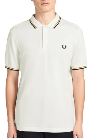 Fred Perry Twin Tipped Shirt - Witte Polo