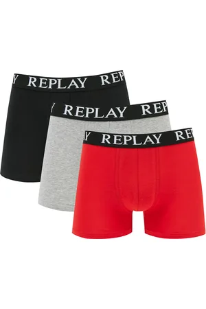 Replay Boxer Basic Cuff Logo 3 Pack - Ondergoed Heren