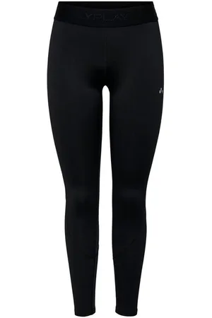ONLY Gill Hiss Brush Train Tights - Gevoerde Tights
