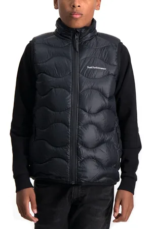 Peak Performance Helium Vest Junior - Zwarte Bodywarmer Kids