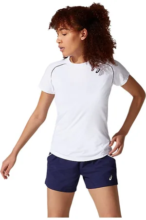 Asics Court Womens Piping Short Sleeve - Tennis T-shirt