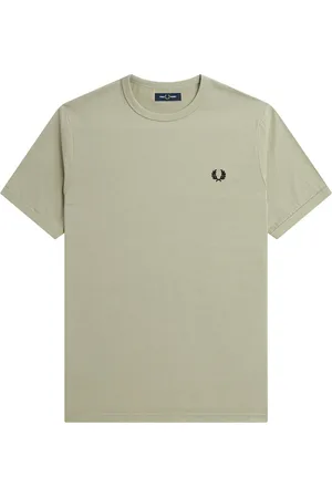 Fred Perry Ringer T-Shirt - Lichtgroen T-shirt