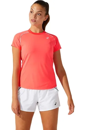 Asics Court Womens Piping Short Sleeve - Tennis Shirt