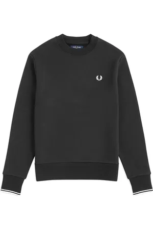 Fred Perry Crew Neck Sweatshirt - Zwarte Sweater
