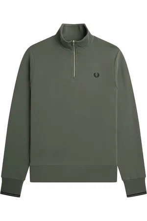 Fred Perry Half Zip Sweatshirt - Groene Halfzip