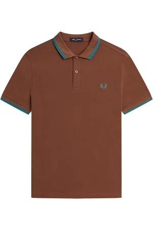 Fred Perry Twin Tipped Shirt - Polo met Blauwe Bies
