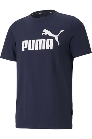 PUMA ESS Logo Tee - Donkerblauw T-shirt