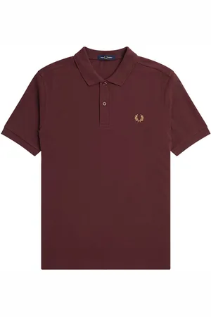 Fred Perry Plain Shirt - Bordeauxrode Polo