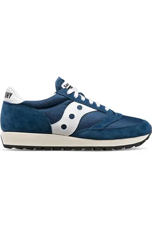 Saucony Jazz 81 - Blauwe Sneakers met Suède