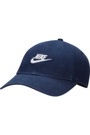 Nike Washed Club Cap - Donkerblauwe Pet met Washed Look